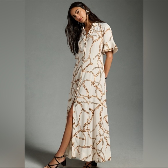 Maeve Dresses & Skirts - Anthropologie Maeve Chain Maxi Dress